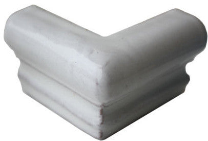 5 pcs Pure White Chair Rail Corner Molding