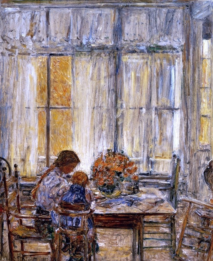 Frederick Childe Hassam The Children - 20" x 25" Premium Canvas Print