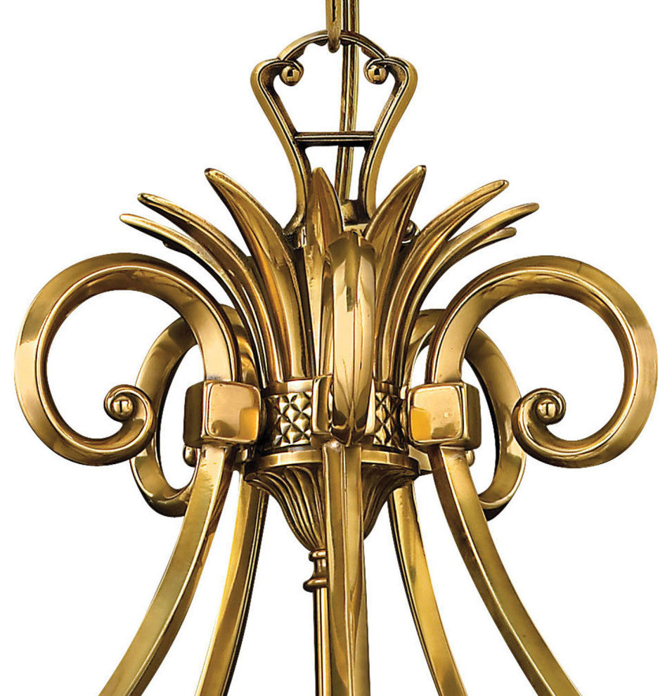 Hinkley Plantation Small Single Tier, Burnished Brass