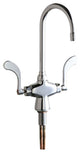 Chicago Faucets 50-E35-317XKABCP Hot and Cold Water Mixing Sink Faucet