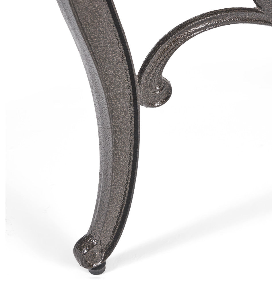 Covington Sarasota Traditional Outdoor 4-Seater Cast Aluminum Dining Set