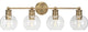Hansford Collection Four-Light Vintage Brass Bath Vanity Light