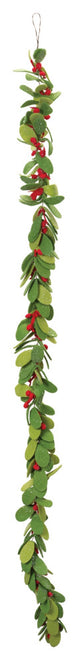 Fabric Mistletoe String Garland, Set of 2