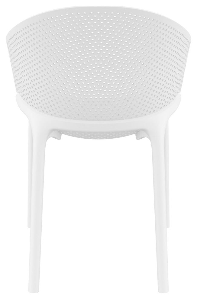 Sky Pro Stacking Dining Chair White Set of 2