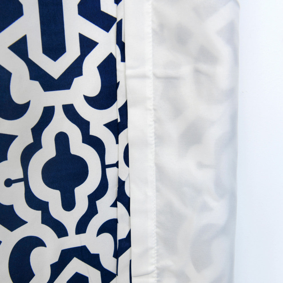 Montegomery 2 Piece Curtain Set, Blue, 2 Piece 60"x84"