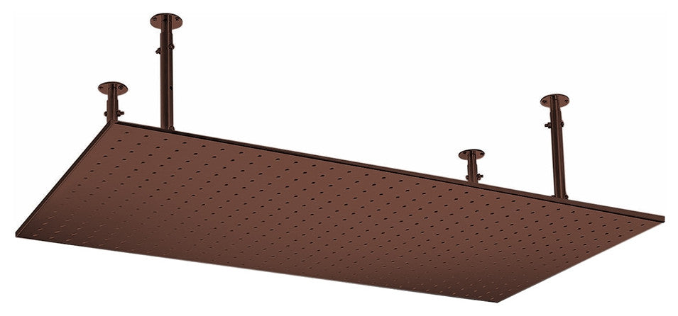 Fontana 20" by 40" Oil Rubbed Bronze Square Color Changing LED Rain Shower Head