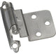 3/8" Inset Self-Closing Hinge - Satin Chrome