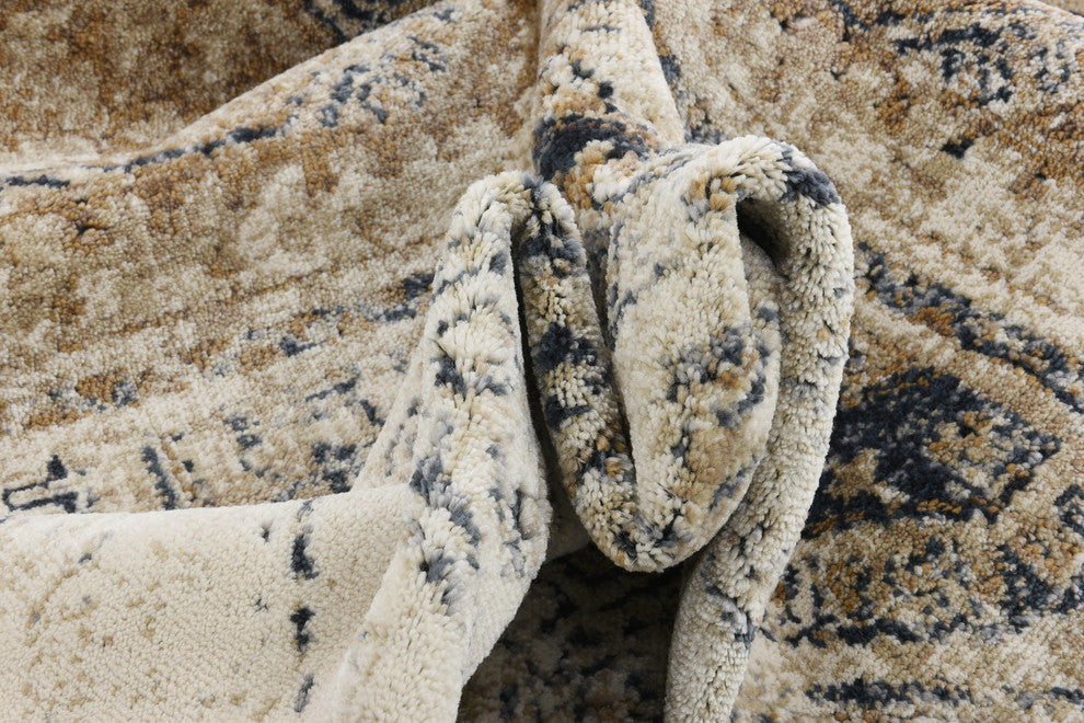 Unique Loom Beige Chateau Jackson 4' 0 x 6' 0 Area Rug