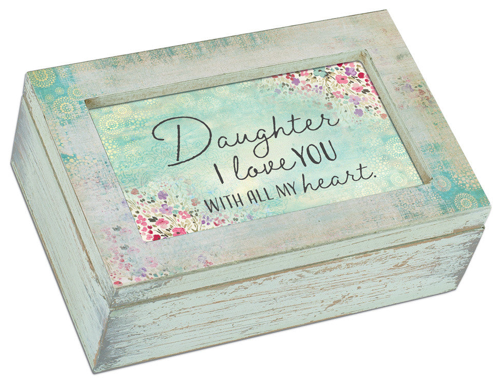 Music Keepsake Box Daughter I Love You All My Heart