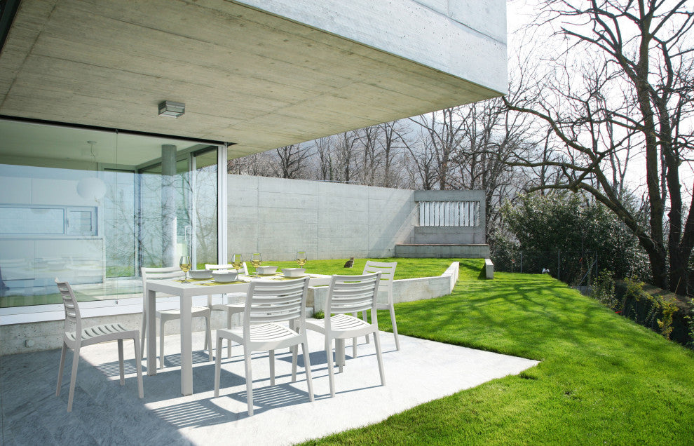 Compamia Ares Outdoor Dining Chairs, Set of 2, White