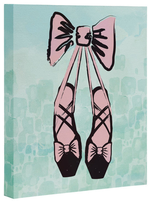 Deny Designs Dash And Ash Ballet Princess Art Canvas