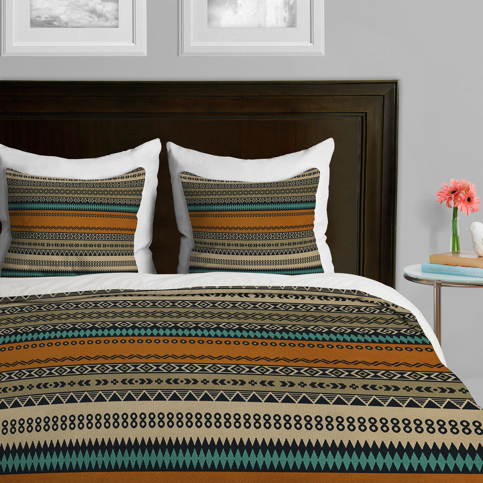 Deny Designs Viviana Gonzalez Textures Abstract 18 Duvet Cover - Lightweight
