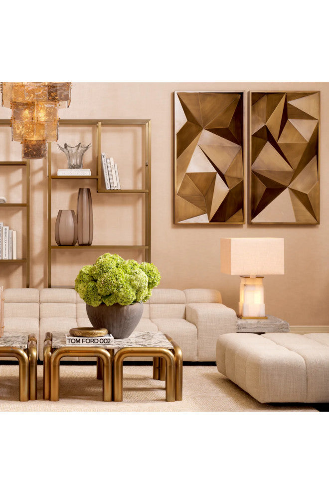 Brushed Brass Wall Object, Eichholtz Bravura