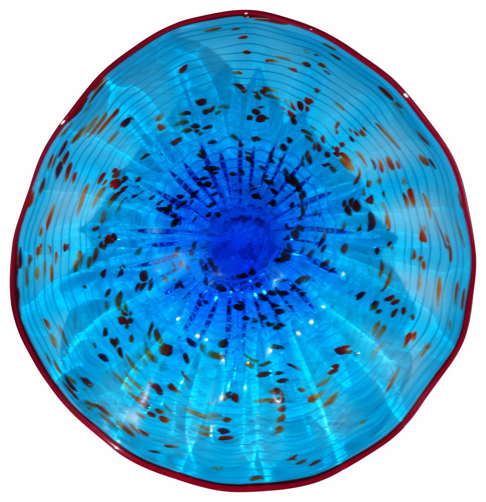 Wrightwood Art Glass Wall Art Decor, 9"D