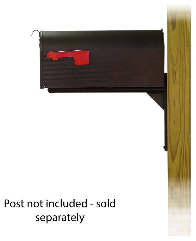 Standard Steel Mailbox With Ashley Front Single Mailbox Mounting Bracket