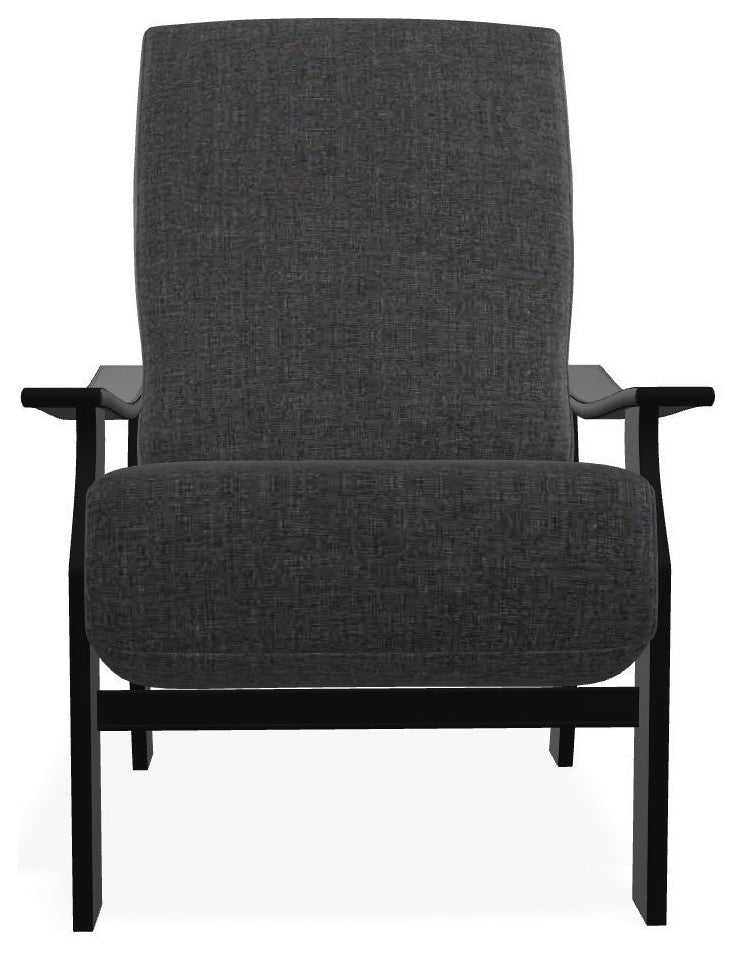 St. Catherine Deep Seat Outdoor Armchair, Slate/Black