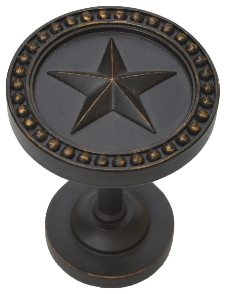 Star Drapery Medallion, Bronze, Set of 2