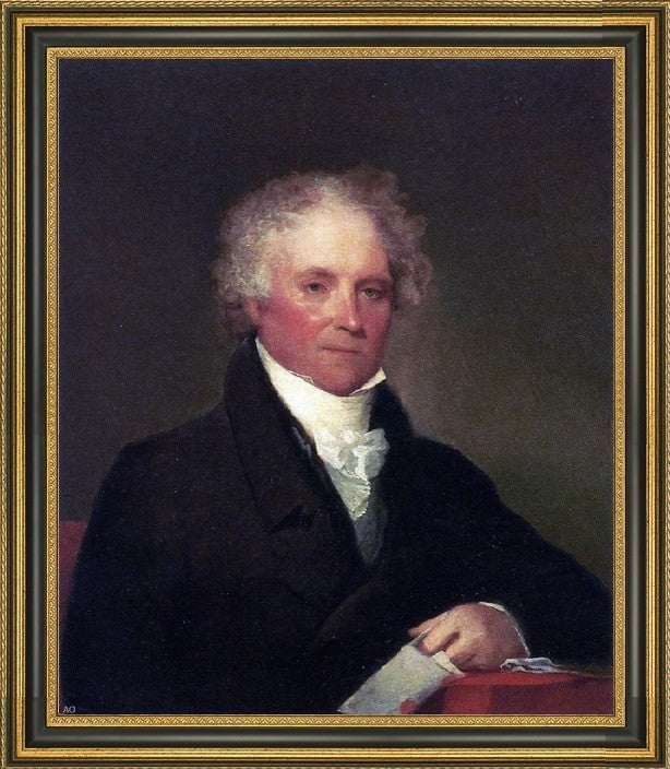 Gilbert Stuart John HavenFramed Premium Canvas Print, 16"x20"