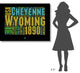 "Wyoming Word Cloud 1" Fine Art Print