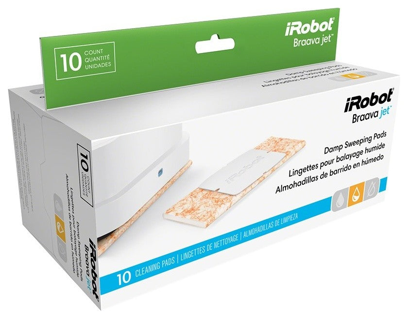 iRobot Braava Jet Damp Sweeping Pads, Set of 10