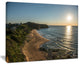 "Clam Sea Waters At Sydney Beach" Seashore Canvas Print, 20"x12"