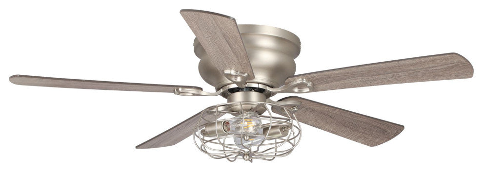 48 in Flush Mounted Modern Ceiling Fan with Remote Control