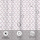 Ogee Purple Elsa Shower Curtain, 72"x72"