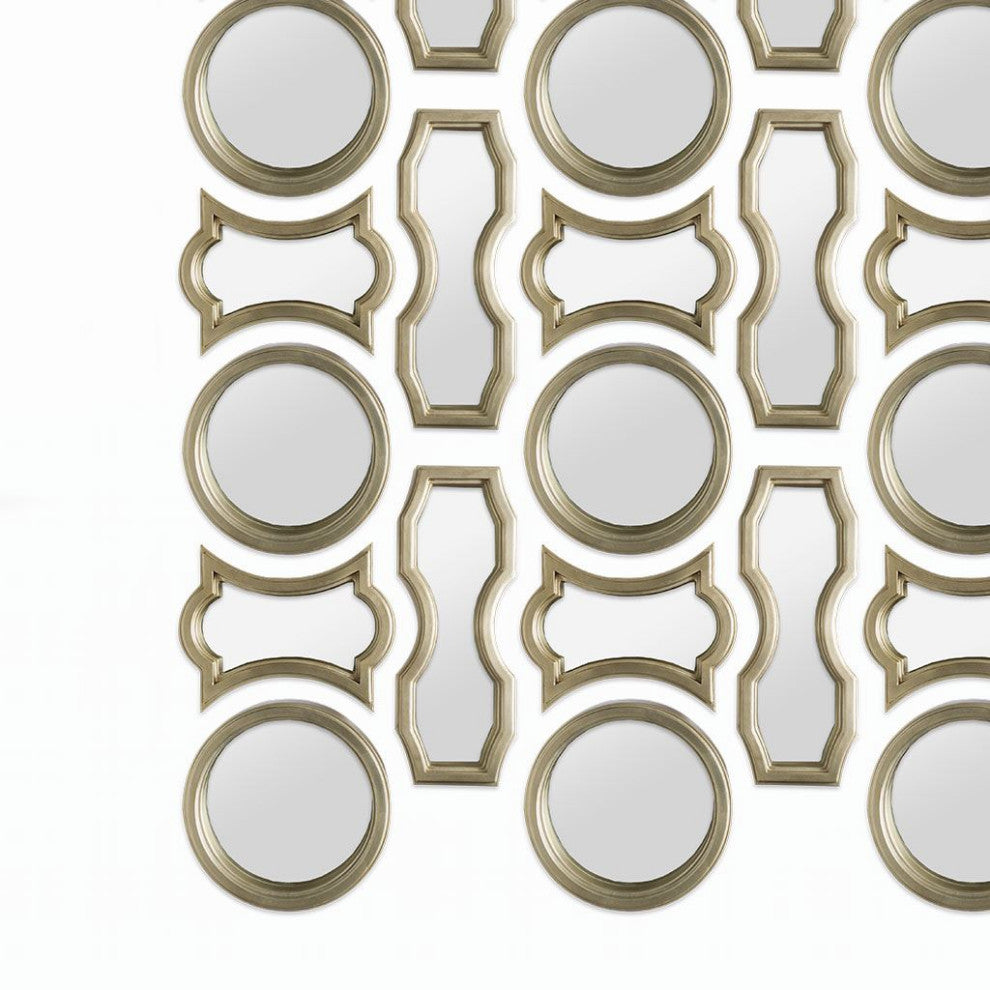 Avalon 12" x 15" Gold Wood Frame Mirror