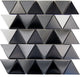Oddysey Pyramids Interlocking Blend Tile, 12"x12", Set of 10
