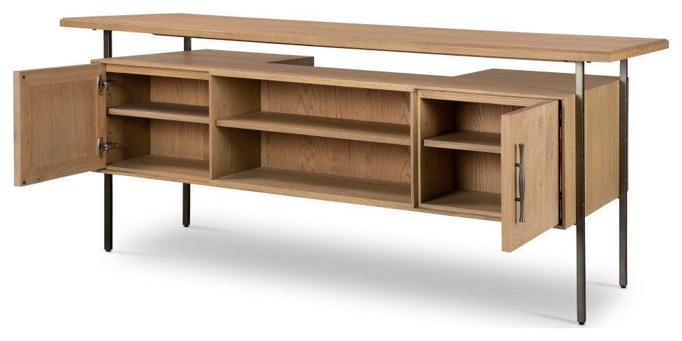 Lauren Desk-Natural Oak Solid