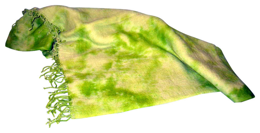 Wool Gauze Throw, Lime