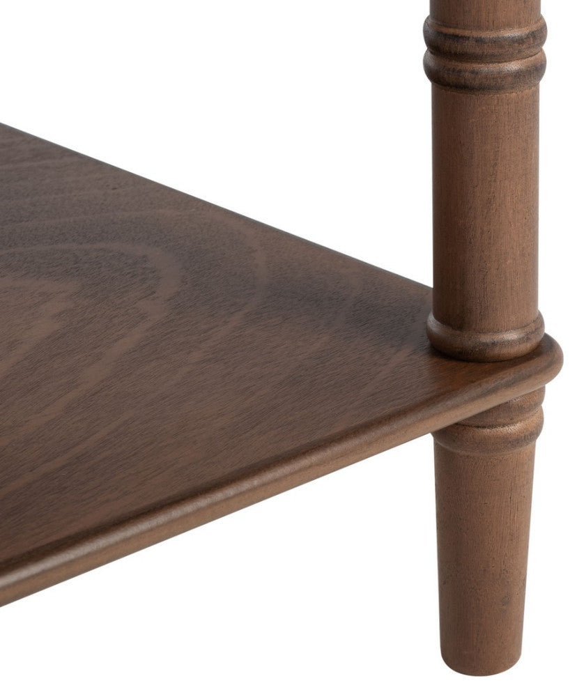 Safavieh Henric 1 Drawer 2 Shelf Desk, Brown