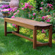 Eucalyptus Backless Bench