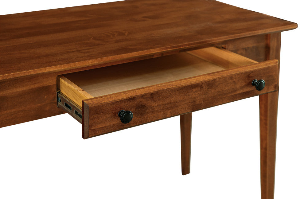 Solid Wood Writing Desk, Warm Cherry