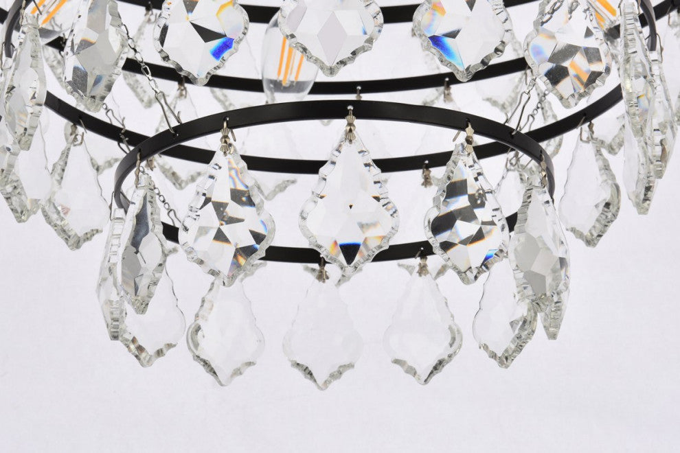 Evan 20" Pendant, Black