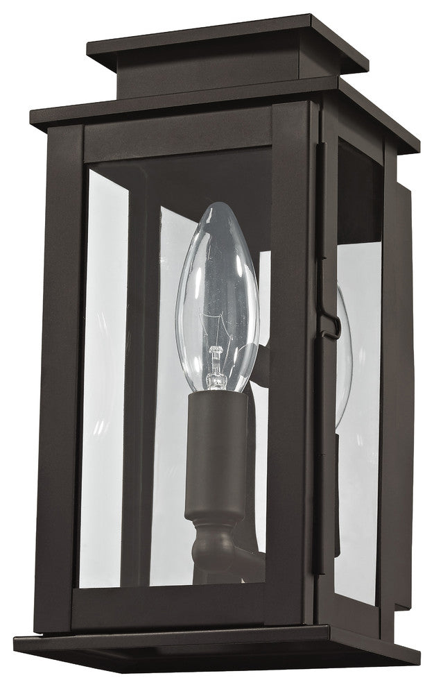 Princeton 1-Light Wall Lantern, Bronze