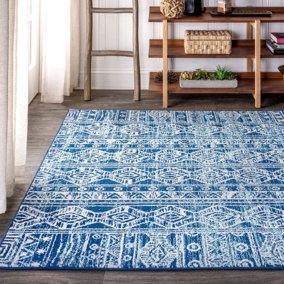 Moroccan HYPE Boho Vintage Tribal Area Rug, 5 X 8