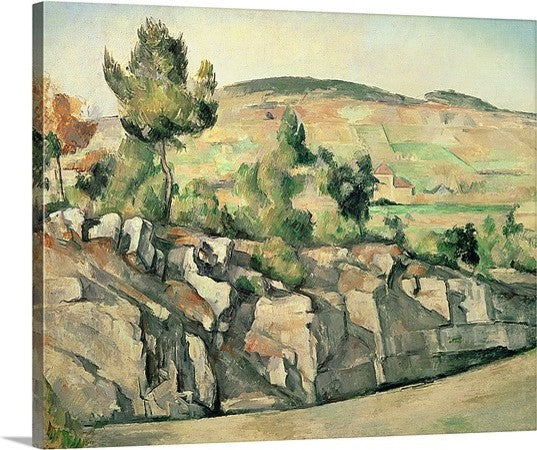 "Hillside in Provence, C.1886 90" Premium Thick-Wrap Canvas, 30"x24"