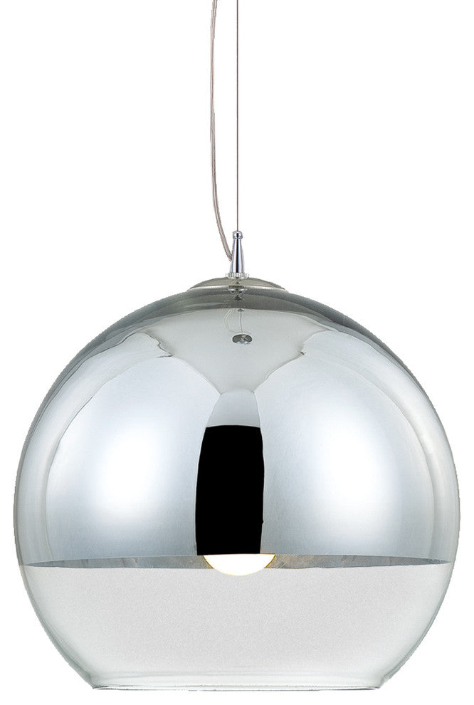 Chromos 1-Light Pendant, Chrome