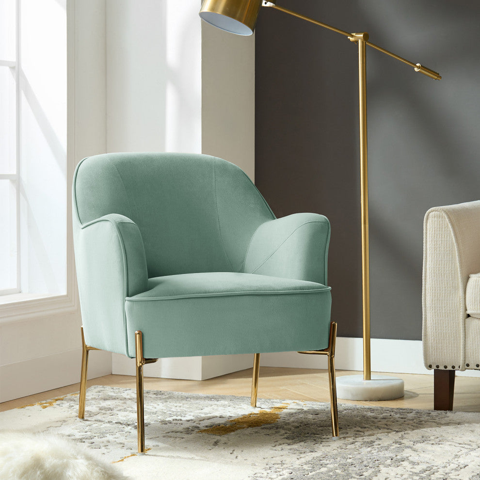 Nora Fabric Accent Chair, Sage