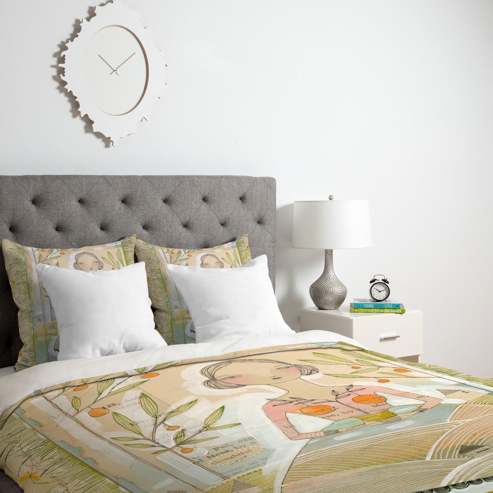 Deny Designs Cori Dantini Always Thoughtful Duvet Cover - Lightweight