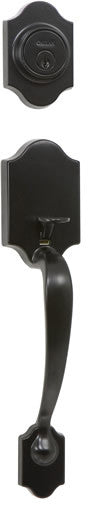 Callan Chatham, Black, Double Cylinder Handle Set