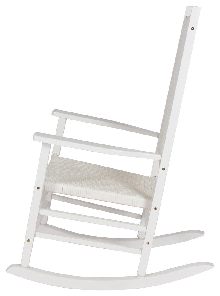 Hampton Porch Rocker, White