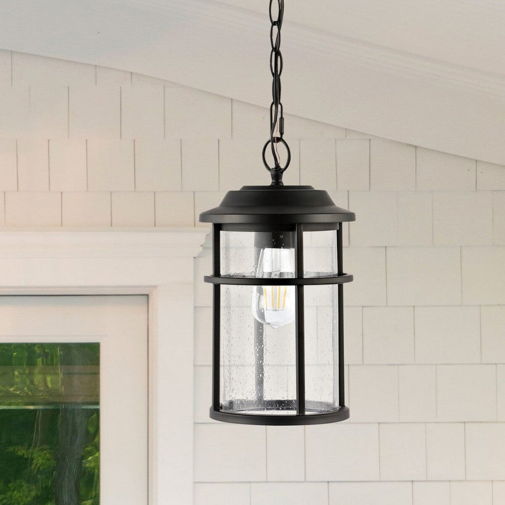 Safavieh Cianna Outdoor Pendant Matte Black