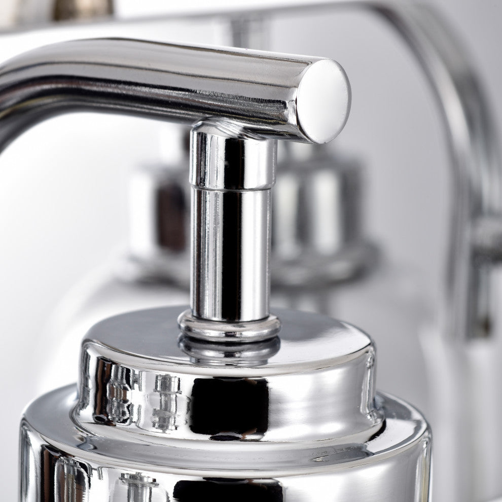 CHLOE Lighting THIERRY Transitional 4-Light Chrome Bath Fixture 30 " Wide