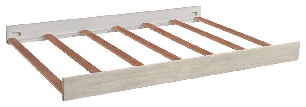 Beck 78"W Wood Bed Rails, Gray, Full