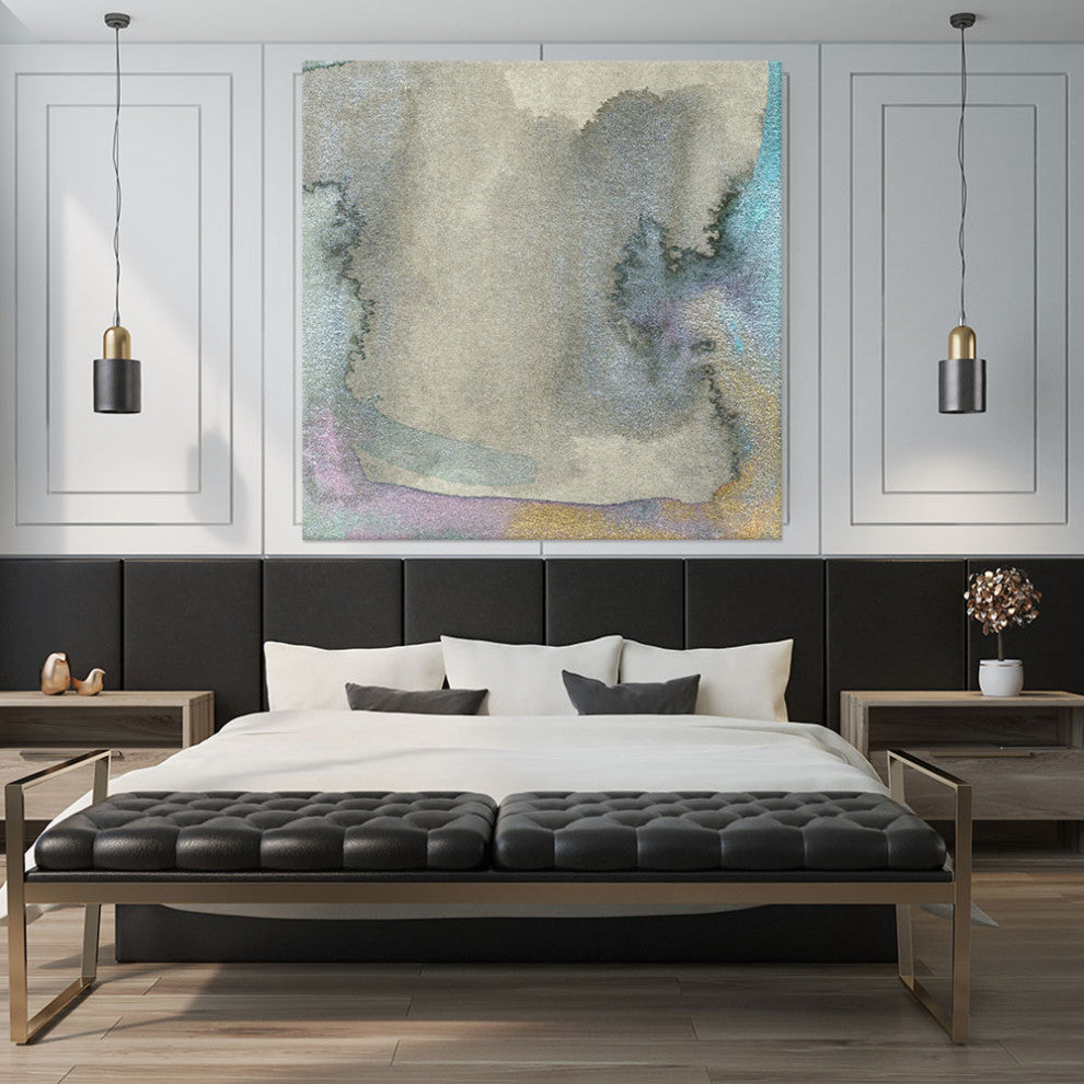 "Frosted Glass III" Fine Art Giant Canvas Print, 54"x54"