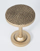 Coil Drapery Medallion Holdback, Paris Gold