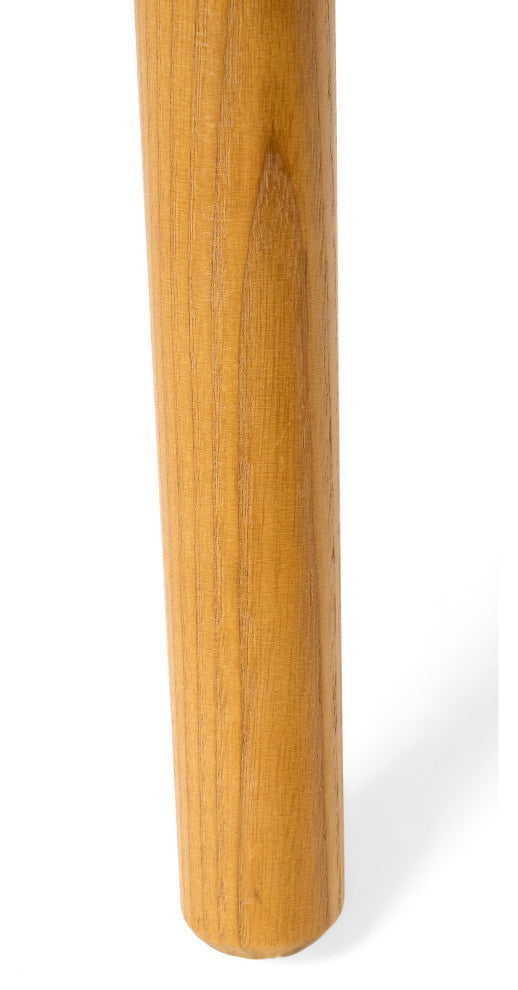 GDF Studio Acantha Mid Century Modern Retro Contour Chair, Muted Yellow