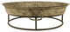 Tristan Traditional Metal Cocktail Table